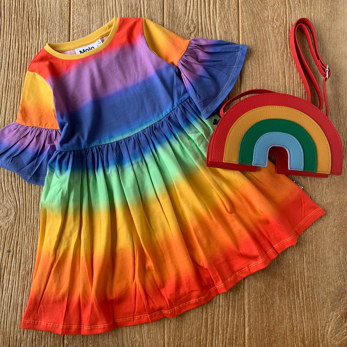ML Chasity Rainbow Dress – littleonesshoponline