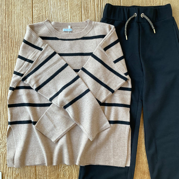 MYL 7305 27 Stripe Sweater