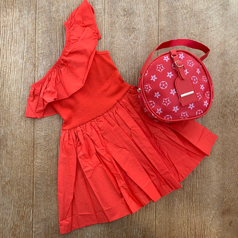 ML Chloey Apple Red Dress