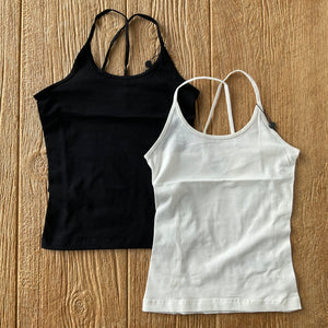 ML Janis White Star Strap Top
