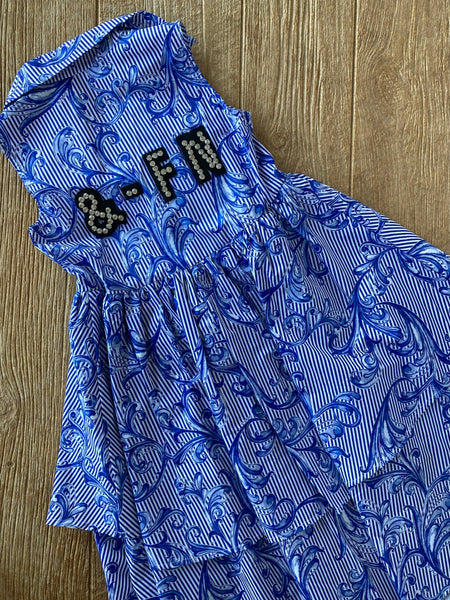 FF FNJDR8328 Blue Dress