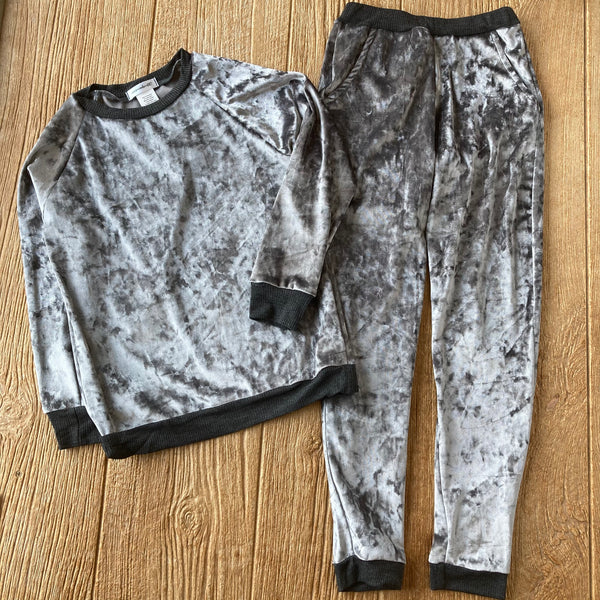 AC 272 Gray Velvet Sweatpants