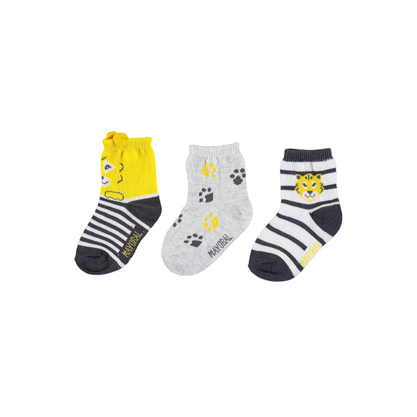 MYL 10174 40 Yellow 3pcs Socks