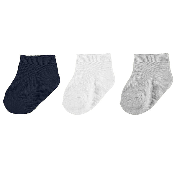 MYL 10172 19 Navy 3pcs Socks