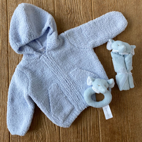 AD Chenille Jacket Baby Blue